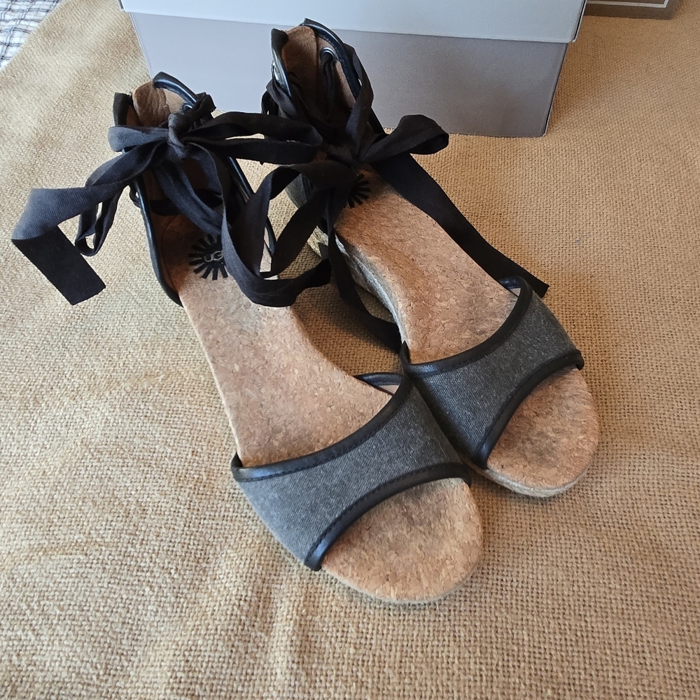 Women's UGG Black Sandals